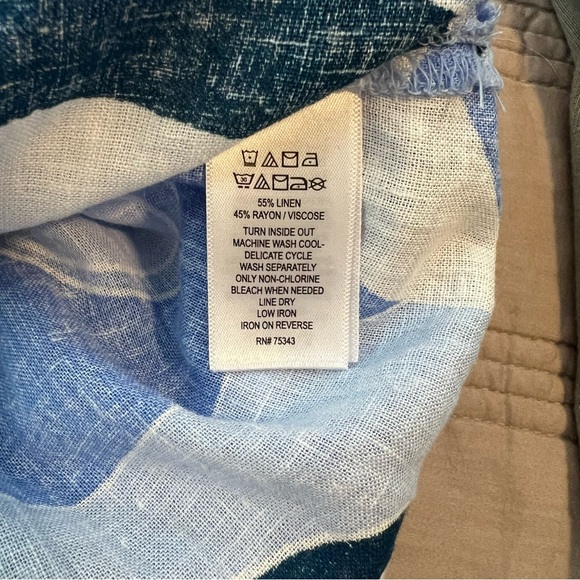 Dress bundle Rachel Zoe Abstract Blue maxi and Olive maxi - Picture 7 of 7